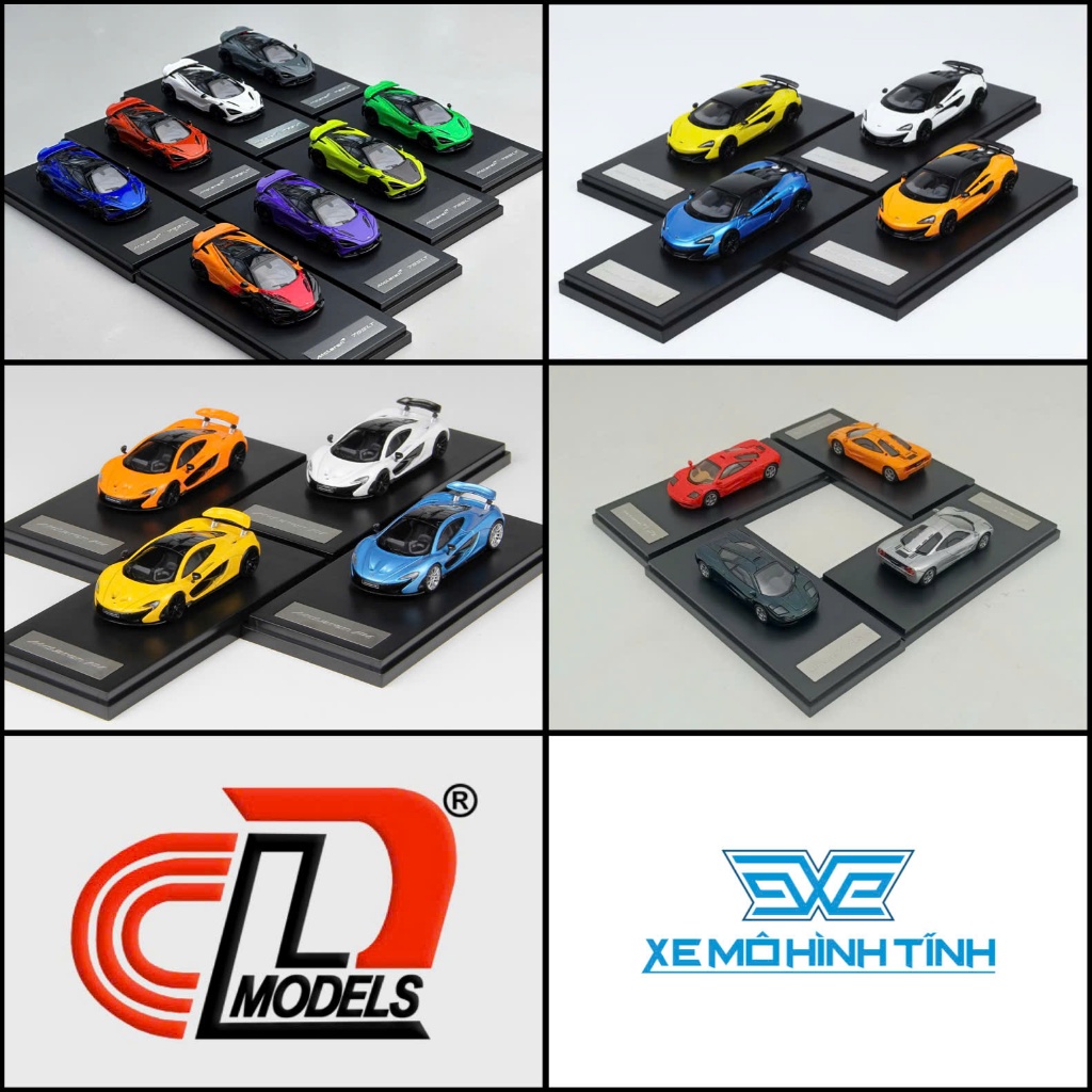 McLaren P1, F1, 600LT, 765lt, Elva 1:64 รุ่น LCD ทุกชนิด