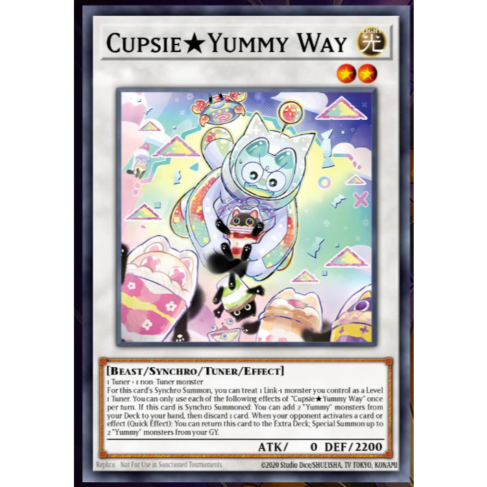 YMS - [การ์ด Yugioh] - [TCG-UK] - JUSH-EN019 - Cupsy Yummy Way