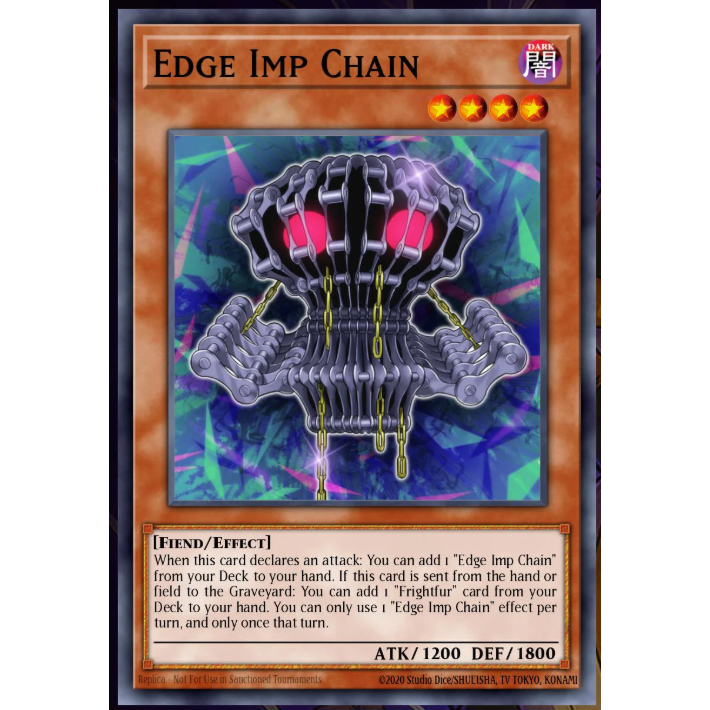 YMS - [การ์ด Yugioh] - [TCG-UK] - JUSH-EN012 - โซ่ Edge Imp - หายาก