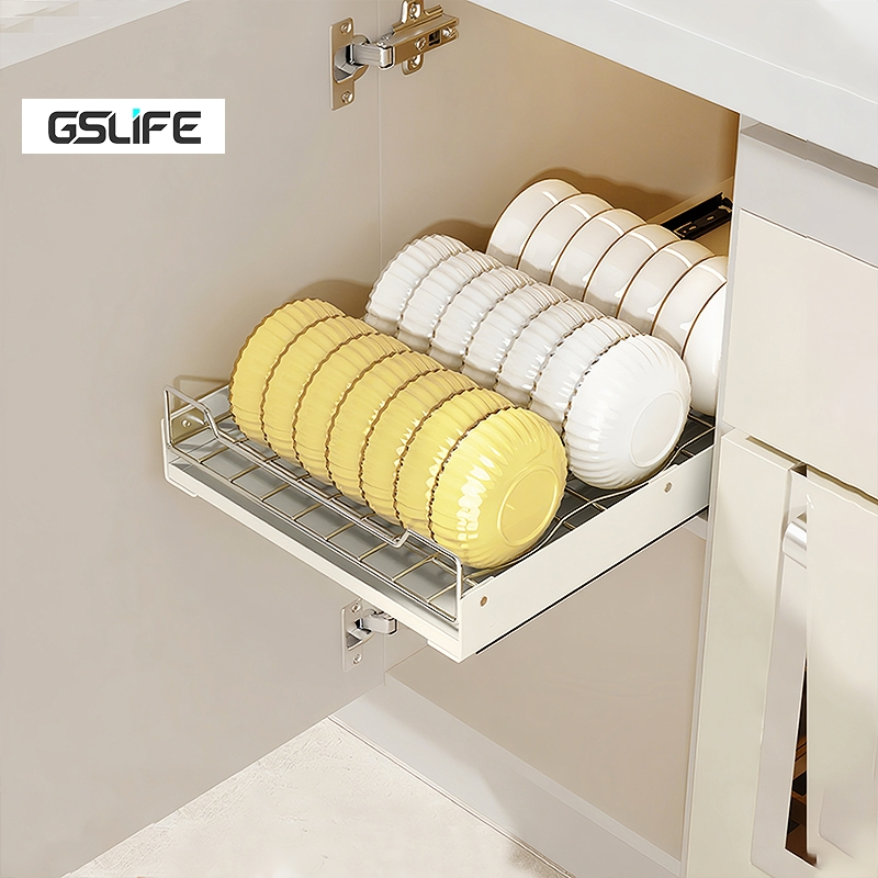 Gslife Spice Rack & Silent Damping จาน, ความแข็งแรงที่ดี, เหมาะสําหรับพื้นที่ใดๆ