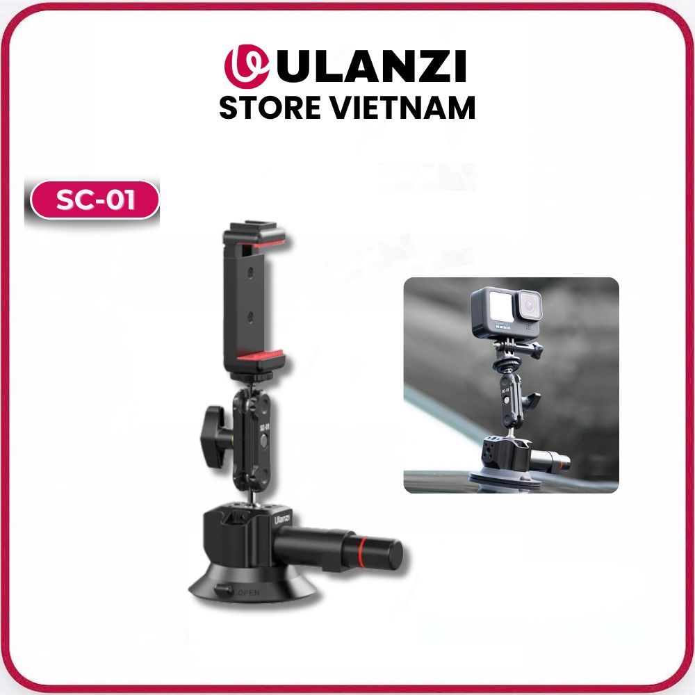 Ulanzi SC-01 - ที่วางพร้อมที่วางโทรศัพท์ (3")