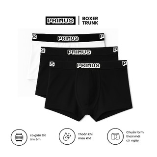 Quần lót nam boxer nam, hộp 3 sip đùi  Primus classic