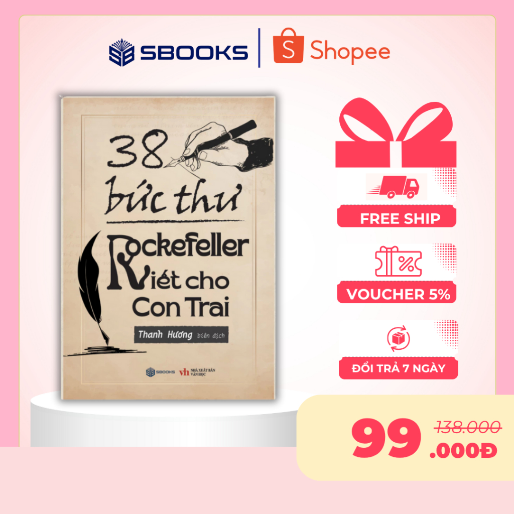 หนังสือ - 38 ตัวอักษร Rockefeller ถึงลูกชายของเขา - SBOOKS