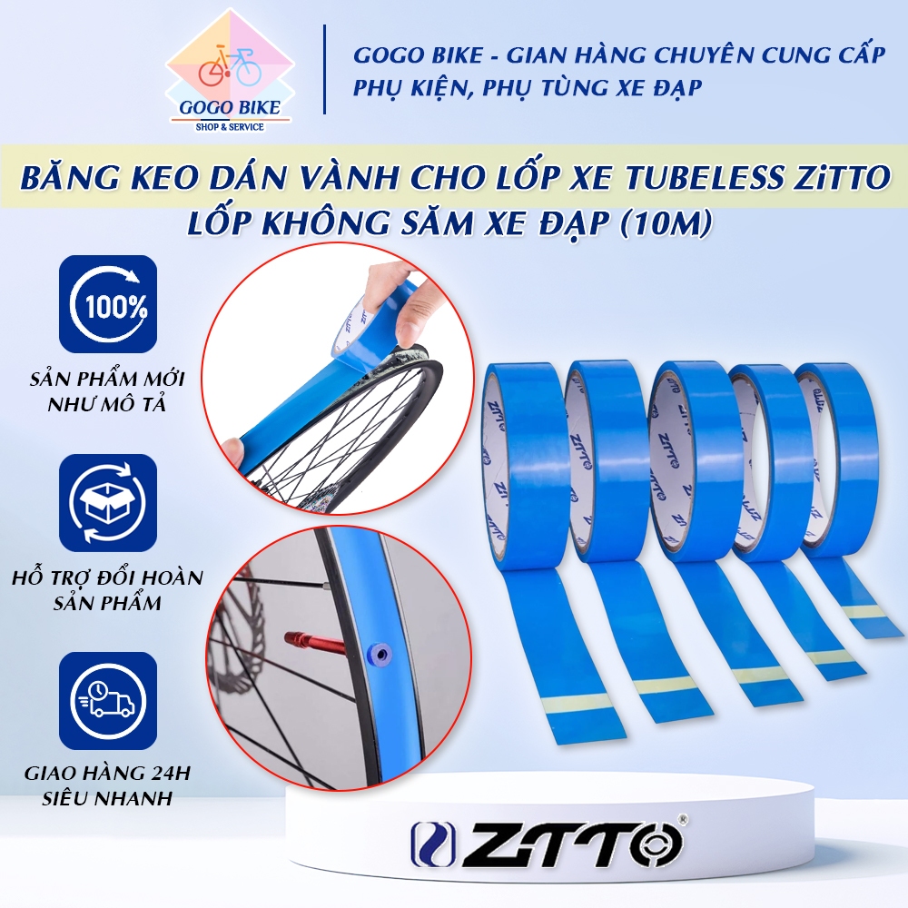 [GoGo Bike] เทปขอบสําหรับยางจักรยาน Tubeless ZiTTO