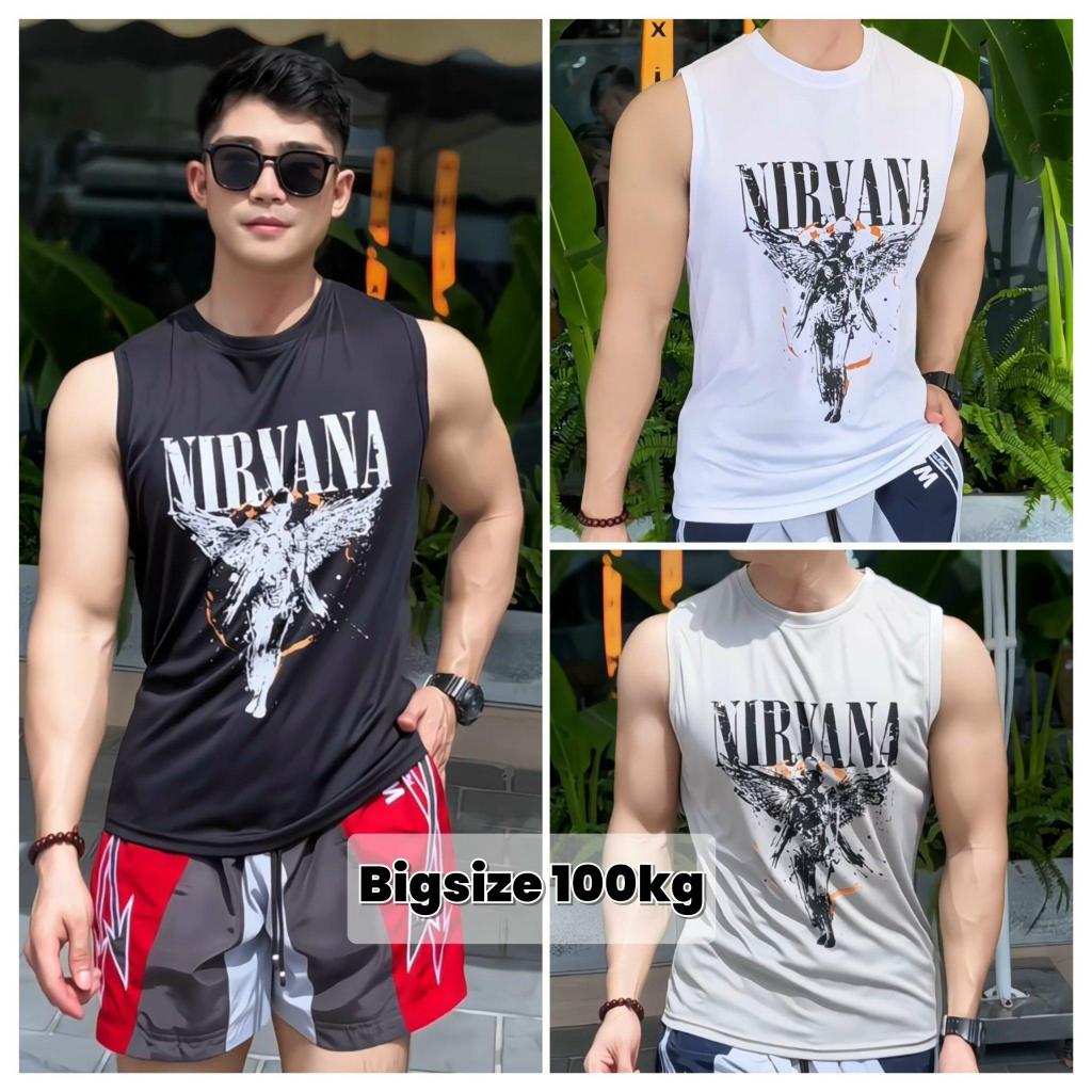 NIRVANA ANGEL - เสื้อกล้าม ANGEL ทําจากยางยืดสุดเท่ หน้าร้อนมาก - HIPPY VN