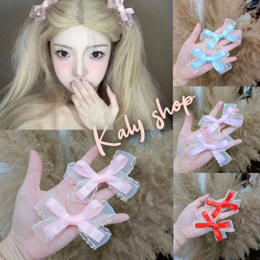 กิ๊บโบว์ทั้งสองด้านของผม SELF-TAKING SHOP PHOTOS AND VIDEOS