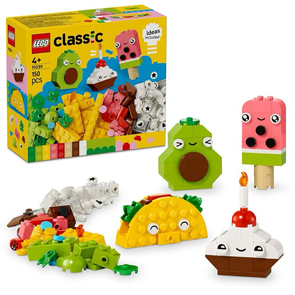 LEGO Classic 11039 – Cute Food Themed Assembling Brick Set (150 ชิ้น) (กล่องแยก)