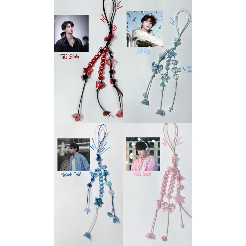 HANDMADE PHONE STRAP BY IDOLS NAME