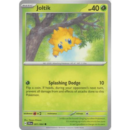 [การ์ดโปเกมอน TCG] Joltik - 001/064 - ทั่วไป