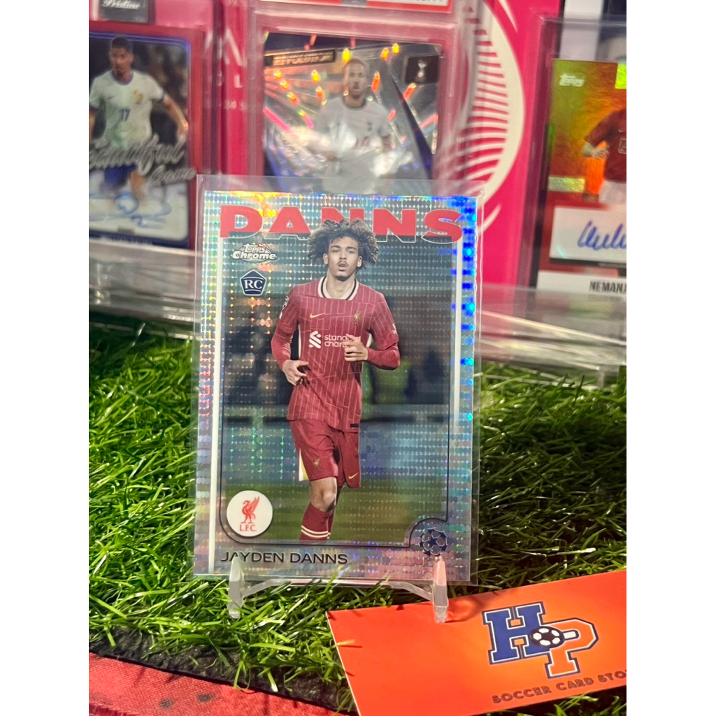 Jayden Danns Pulsar Topps Chrome UCL 2024/25 การ์ดฟุตบอล