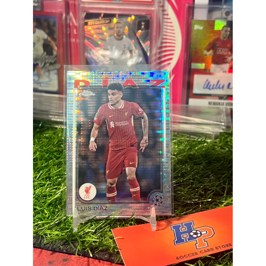 การ์ดฟุตบอล Luis Diaz Pulsar Topps Chrome UCL 2024/25