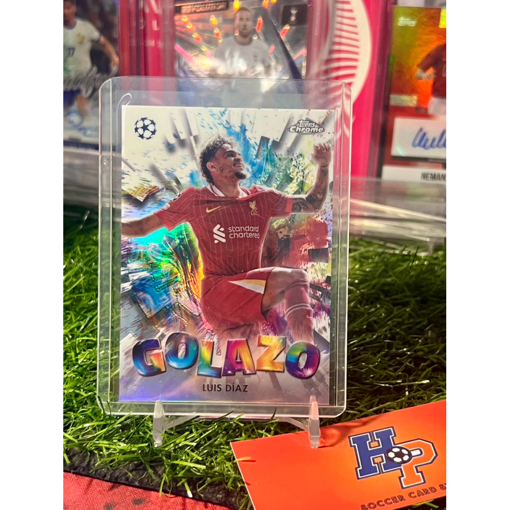 การ์ดฟุตบอล Luis Diaz Golazo Topps Chrome UCL 2024/25