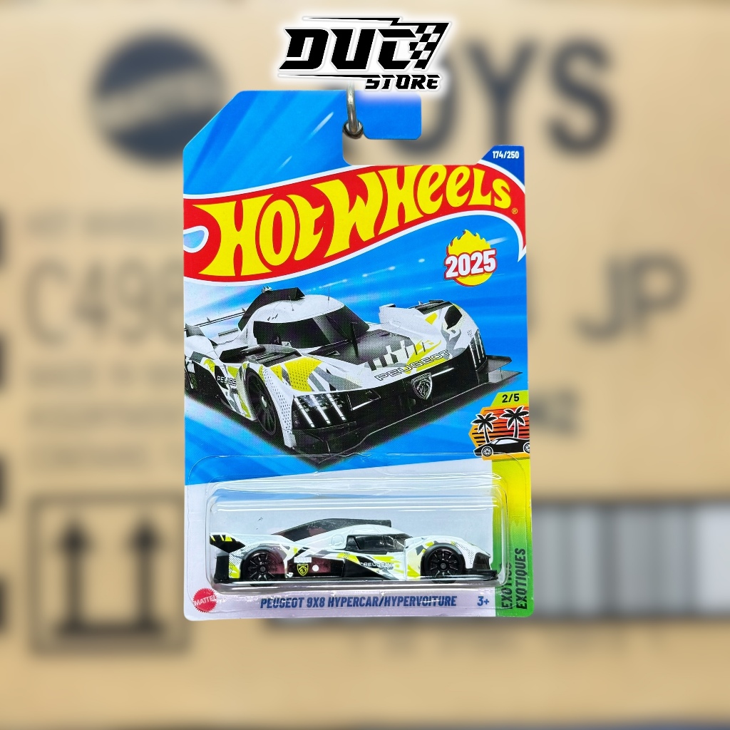 Ducstore รถโมเดล HYW11 Hot Wheels Peugeot 9X8 Hypercar - เคส M basic 2025