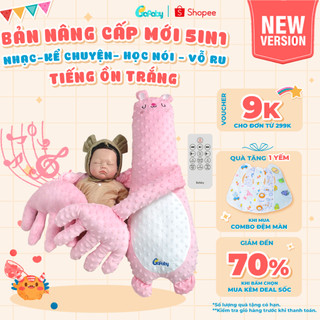 Gấu Bông Ôm Ngủ BAFABY Nhung Hạt Mịn Bông 7D Cao Cấp Vỗ Ru Ngủ Cho Bé Hạn Chế Giật Mình Giúp Bé Ngủ Ngon - 375