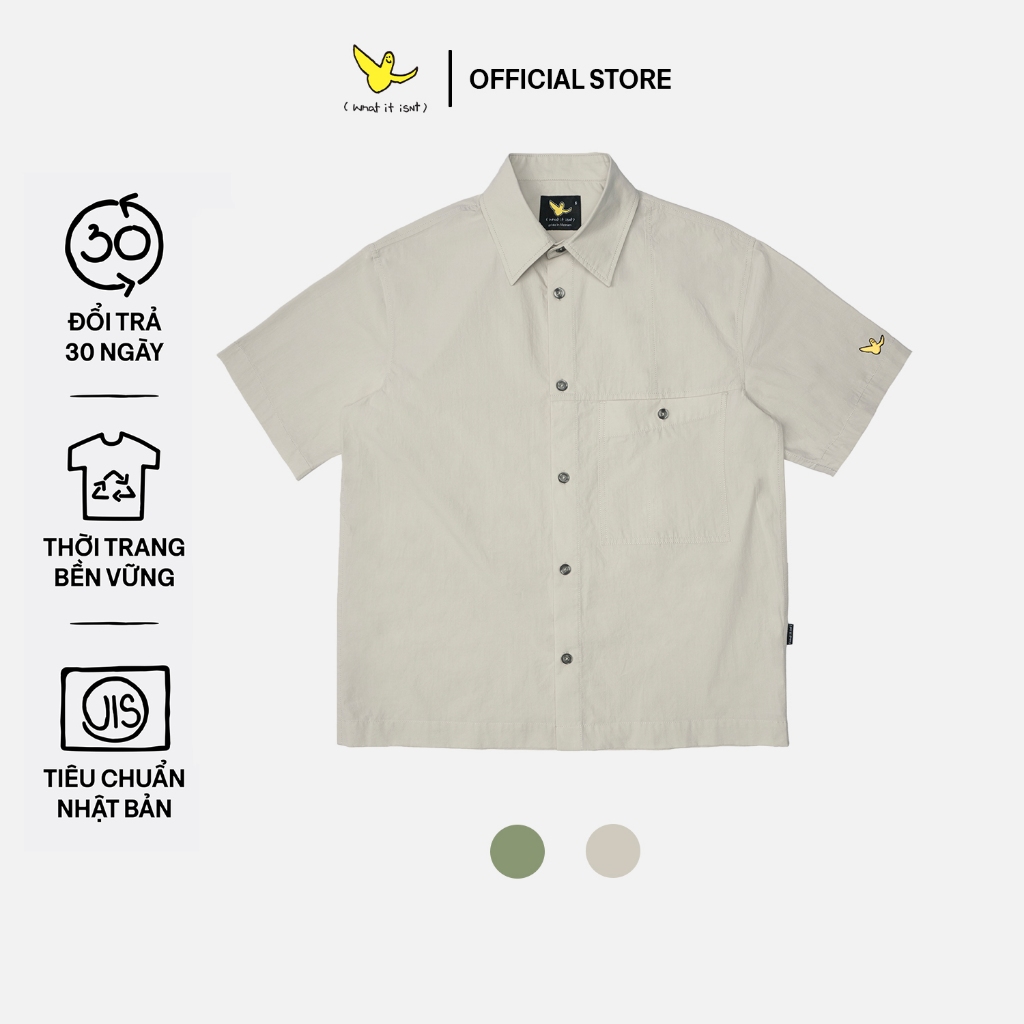 Wii Cotton Boxy Cut Shirt - isNt