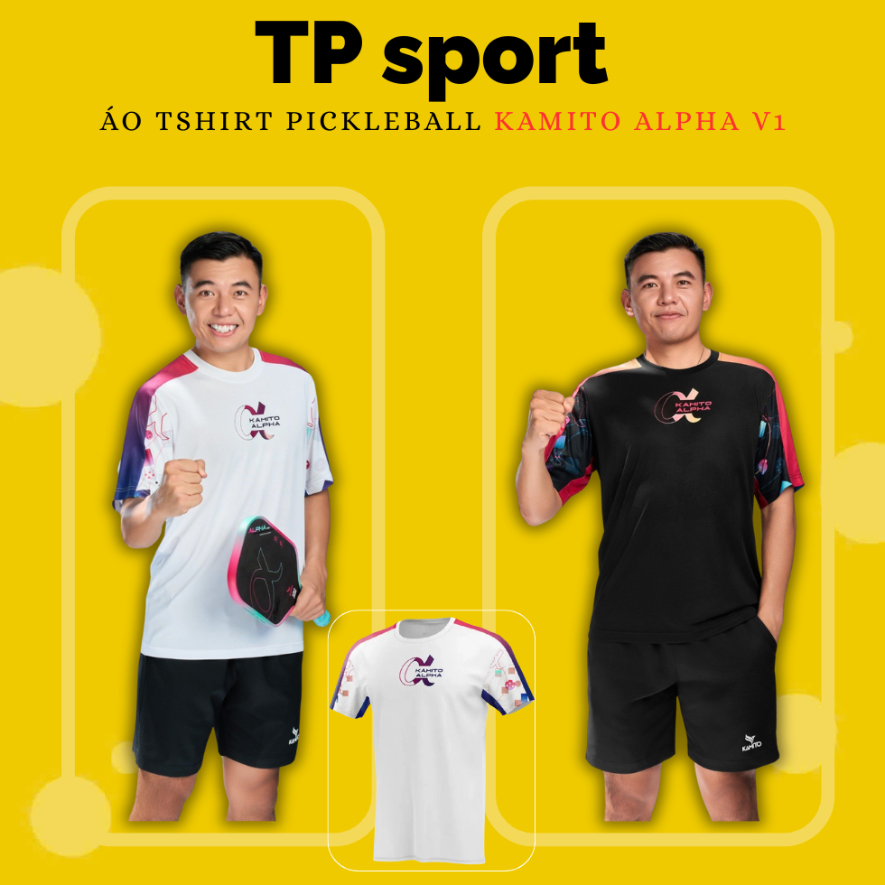 เสื้อยืดของแท้ Pickleball Kamito Alpha V1