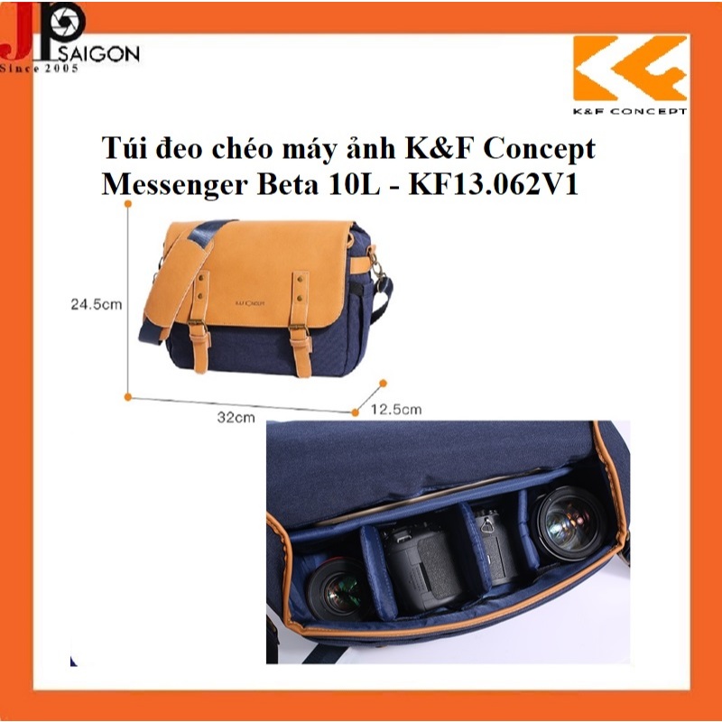 K&F Concept Messenger Beta 10L Camera Crossbody Bag - KF13.062V1