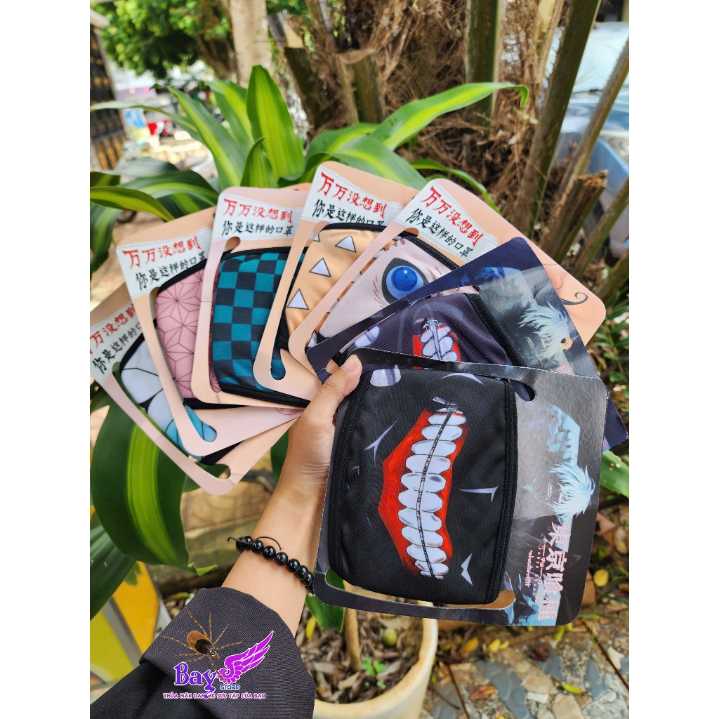 เปรียบเทียบหน้ากากผ้ารุ่นจาก Kimetsu, Kaneki Ken - Baystore