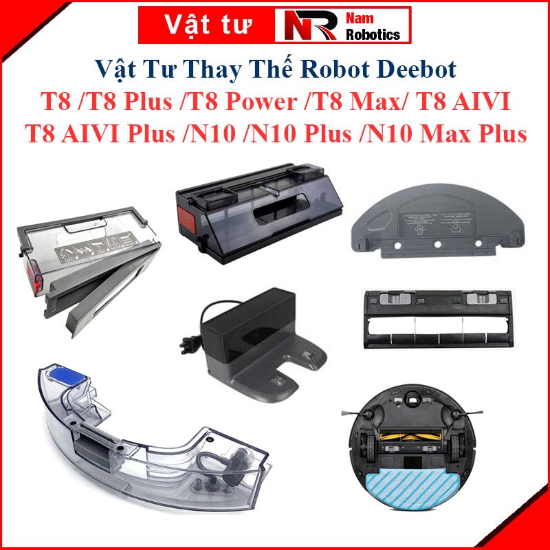 Deebot T8, T8 Plus, T8 AIVI, T8 AIVI Plus, T8 Power, T8 Max, N10, N10 Plus, N10 Max Plus/