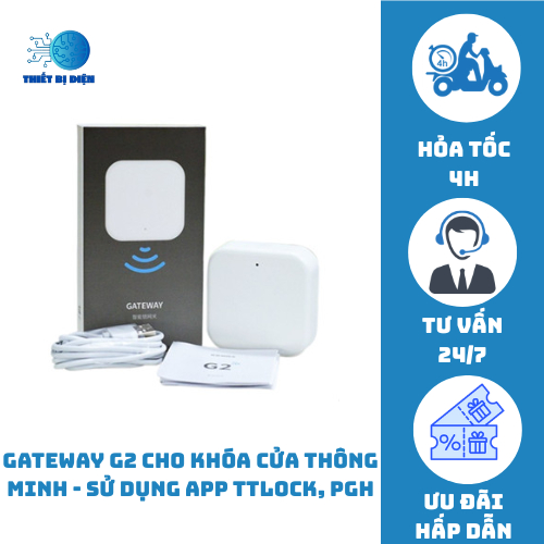 Gateway G2 สําหรับล็อคประตูอัจฉริยะ - ใช้ TTLOCK, แอพ PGH