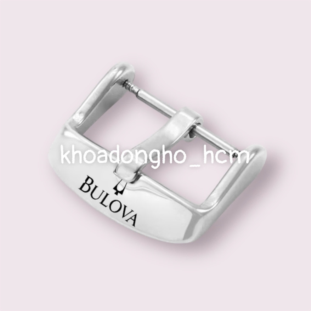 [ STAINLESS ] BULOVA Watch Strap Buckle - BULOVA Logo Metal Buckle Size 14 16 18 20 22mm