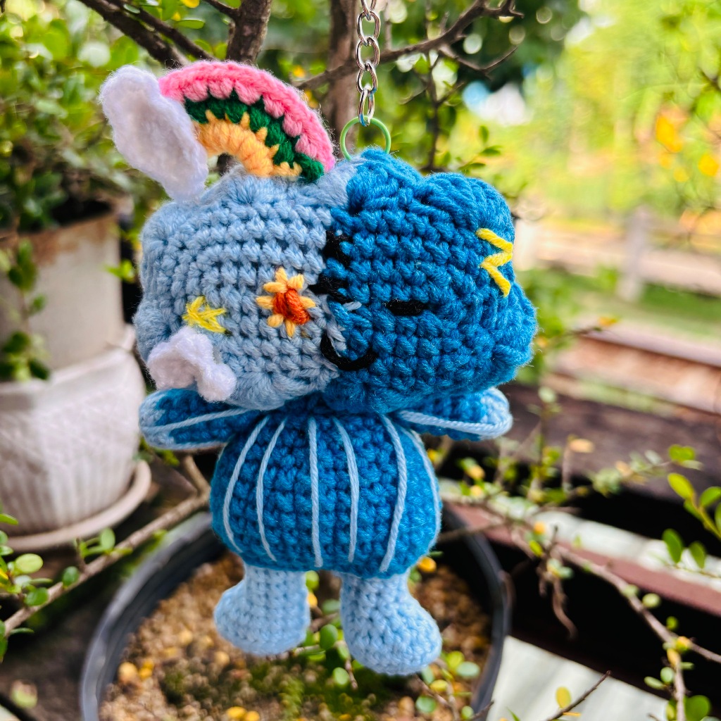 พวงกุญแจ SMYLE SkyNai ทําด้วยมือน่ารัก