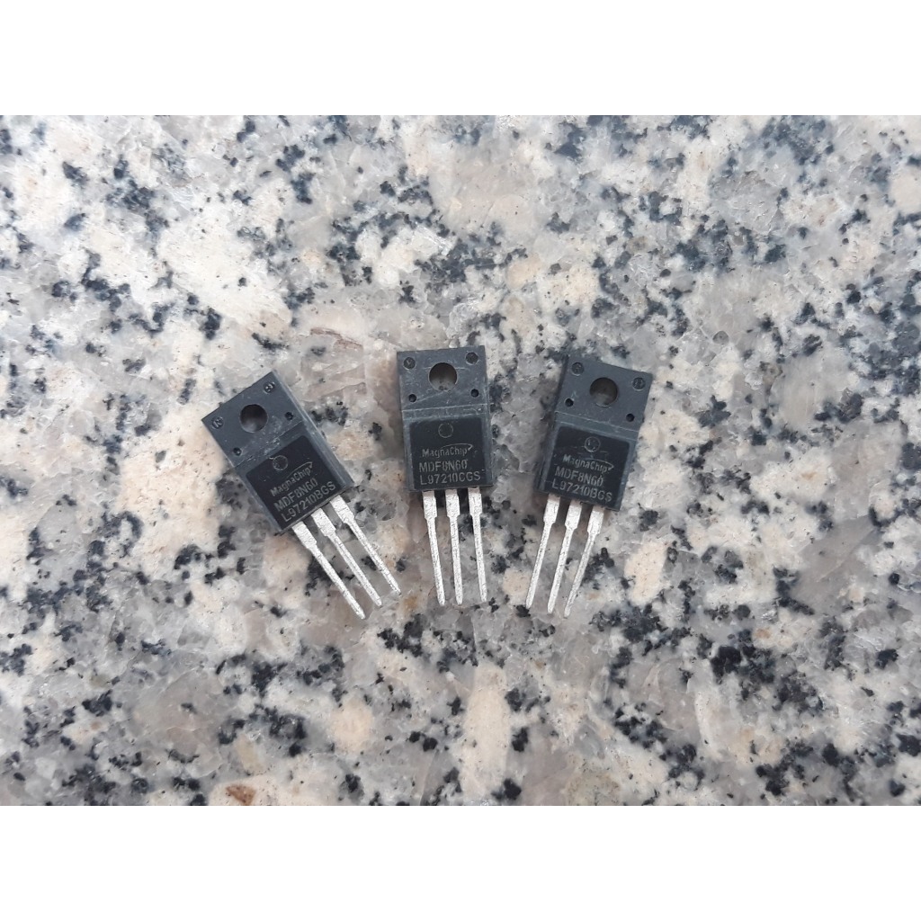 ถุง 5 ใบ Mosfet MDF8N60 8N60 N ช่อง TO-220 อย่างดี