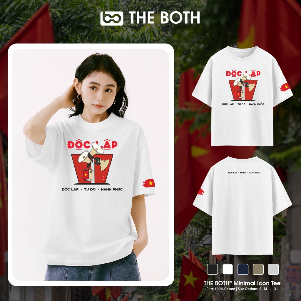 Local Brand THE BOTH เสื้อยืดอิสระ Vietnam TBVN