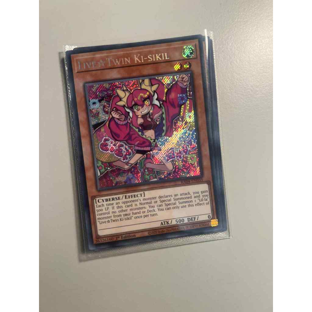 การ์ด yugioh ของแท้ RA04-EN035Live Twin Ki-sikil" เลือกความเป็นจริงของคุณ