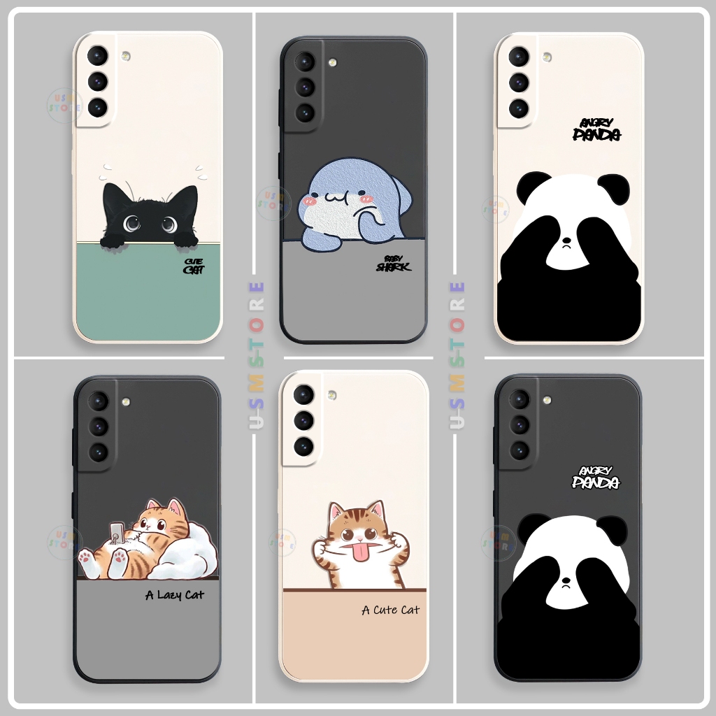 เคส Samsung S21 / S21 Plus / S22 / S22 Plus / S22 Pro / S21 FE TPU ยืดหยุ่น, Artistic