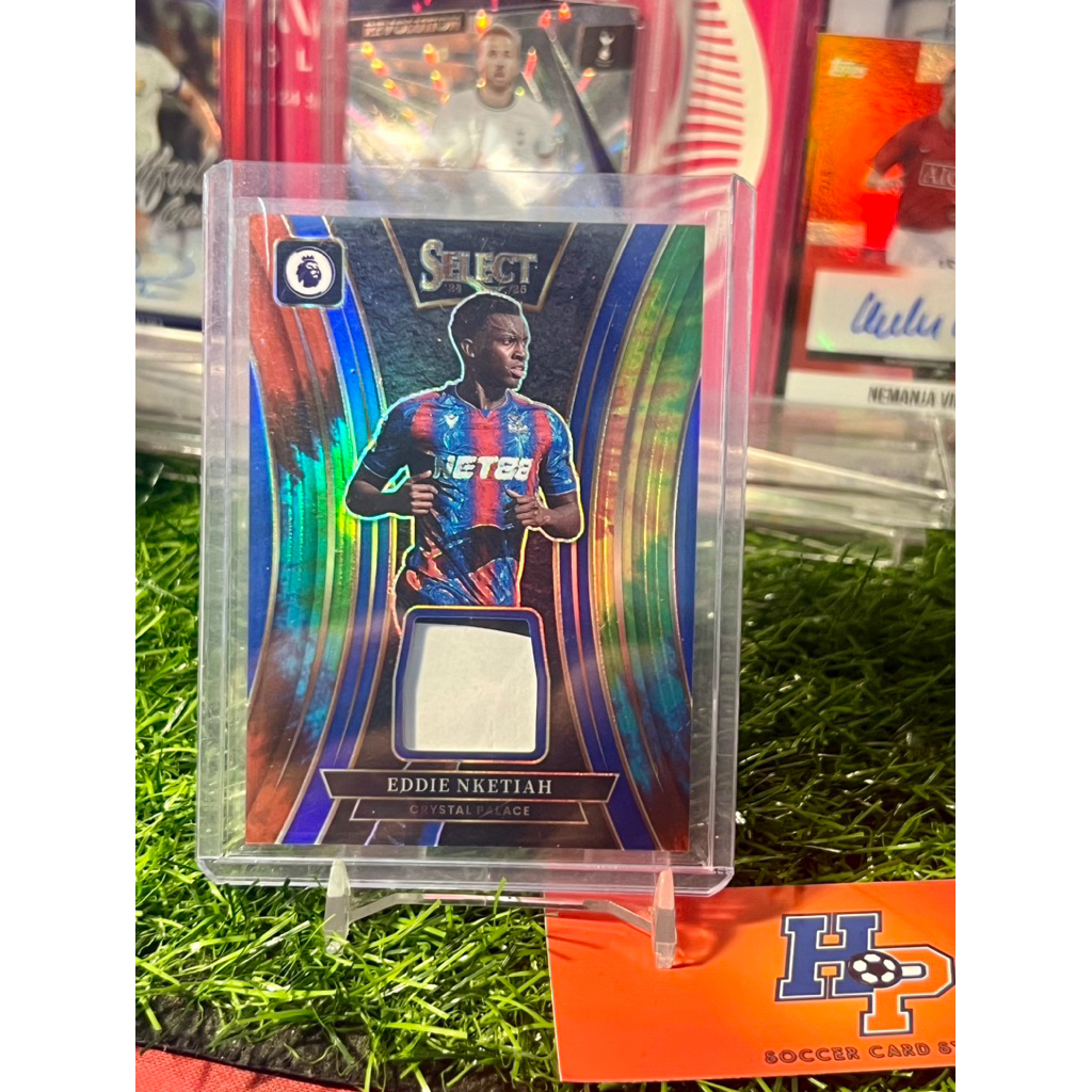 Eddie Nketiah Football Card Piece Shirt /25 Panini Select EPL 2024/25