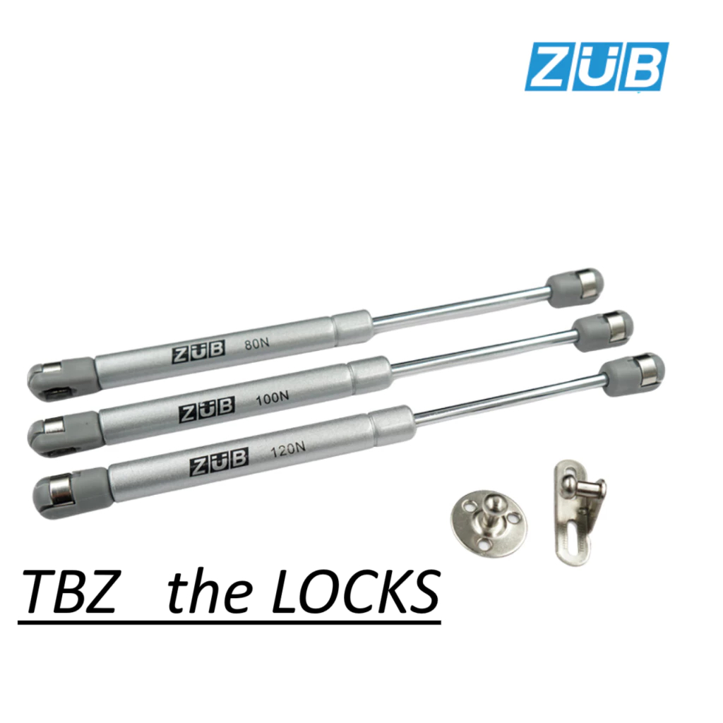 [ZUB] กระบอกสูบลมประตูตู้ครัว - กระบอกไอน้ําไฮดรอลิก ZUB ของแท้ - ลูกสูบลมประตูตู้ (80N 100N 120N)
