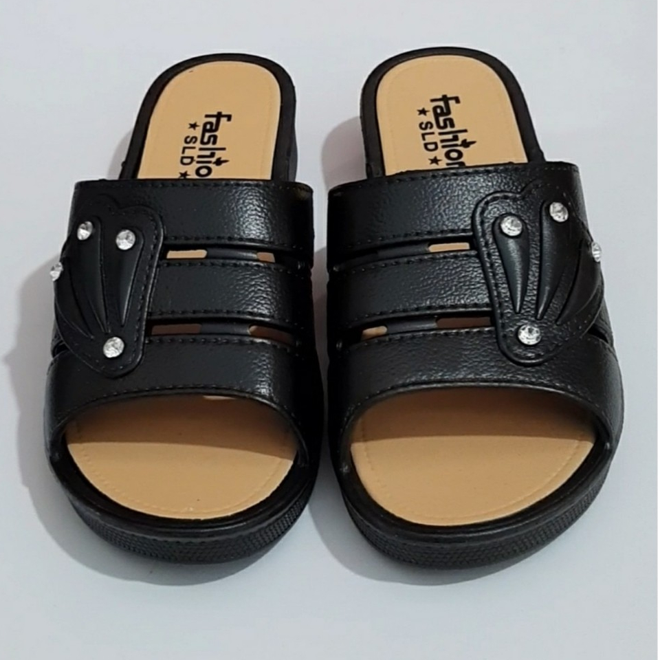 WOMENS SLIPPERS 3CM HIGH FLAT SOLES WITH HORIZONTAL STRAPS 901 902