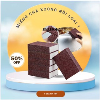Miếng Cọ Xoong Nồi Chảo - Đồ Inox - Cọ Chà Bồn Sứ Không Xước - Loại 1 tinh chất bưởi bồ kết