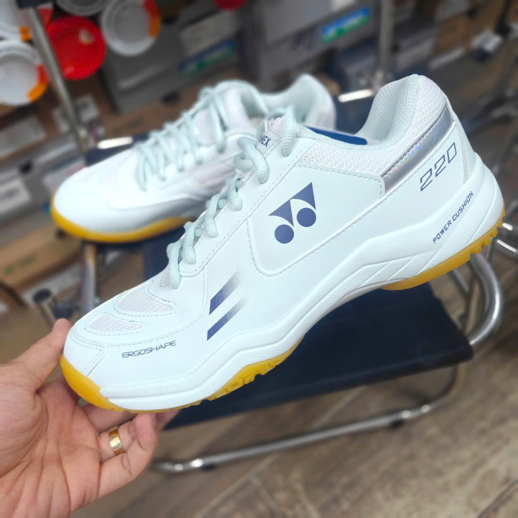 (BABY PHOM) รองเท้า Yonex SHB ของแท้ 220cr สีขาว / ชมพู / เขียวมิ้นท์
