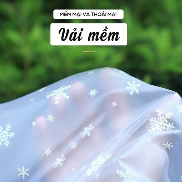 ชุดเสื้อกันฝนเกล็ดหิมะ พลาสติกใส thumbnail 8