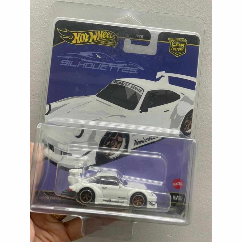 Hotwheels Supercar RWB Porsche 930 Premium (สีขาว ล้อยาง)