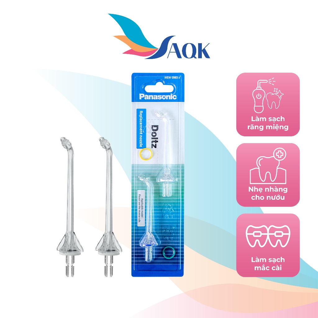 Panasonic EW1511 WEW0983X401 Water flosser หัวสเปรย์ทดแทน - เครื่องเจ็ทน้ําแรงดันสูงช่วยขจัดคราบพลัค