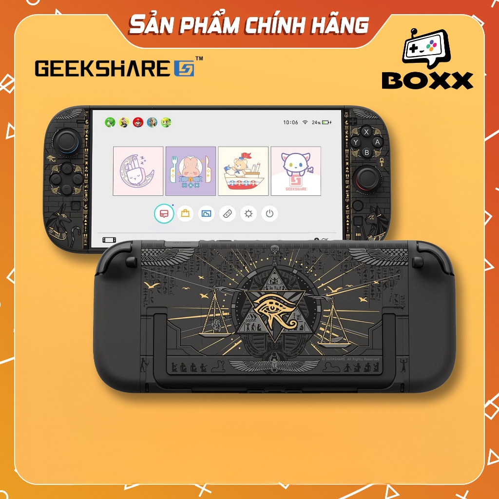 เคสป้องกัน GeekShare ของแท้สําหรับ Nintendo Switch 2, เคสตกแต่งสําหรับ Nintendo Switch 2