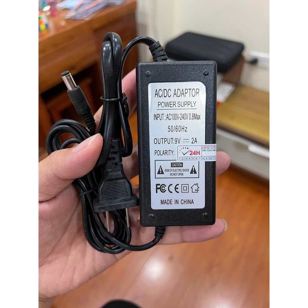 อะแดปเตอร์แปลงไฟ Casio LK90TV LK94TV LK100 LK110 9V