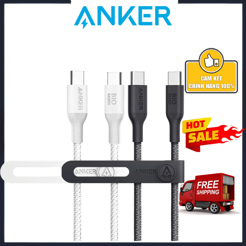 ANKER 544 C to C 240W สายชาร์จเร็ว - 0.9m & 1.8m - ป้องกันการแตก