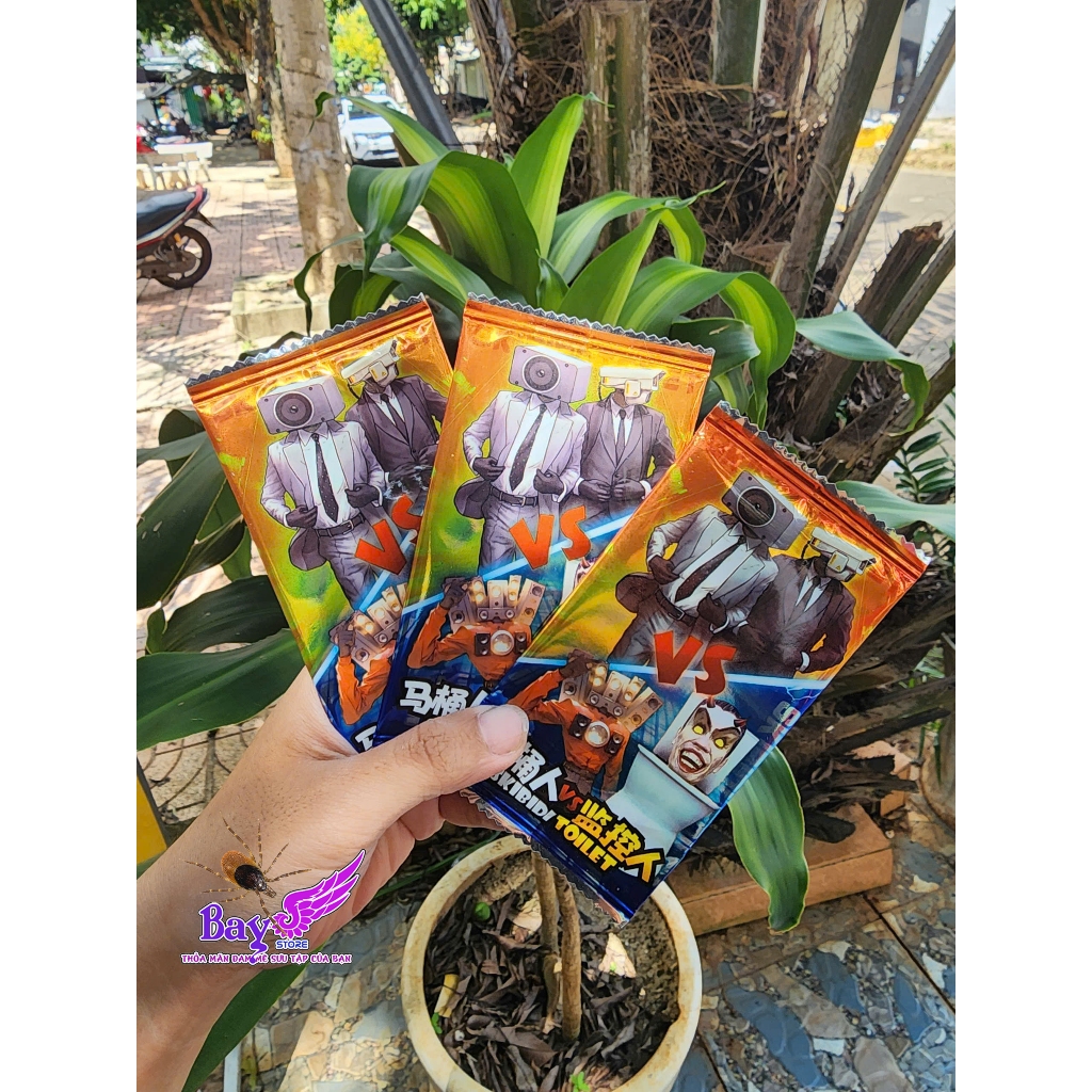 การ์ดศักดิ์ศรีสุ่ม 1 แพ็ค เกมสยองขวัญ Skibidi Toilet - Baystore