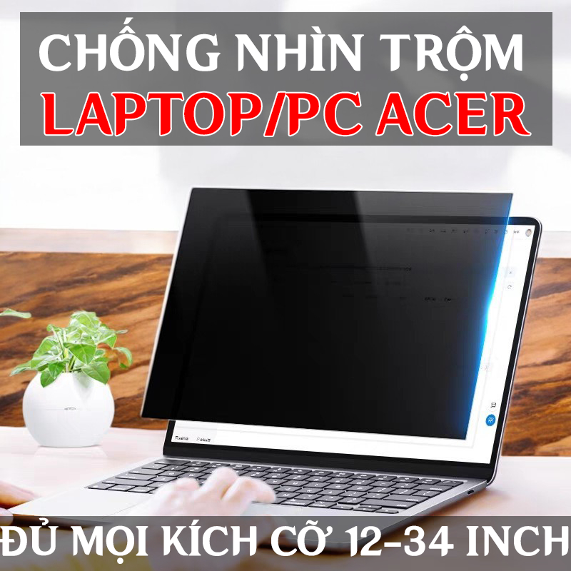ตัวป้องกันหน้าจอป้องกันการแอบดูสําหรับ Acer Aspire 3 5 Lite Go Nitro 5 Tiger Swift Lite Predator Hel