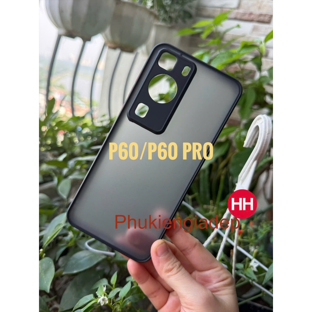 Huawei P60 Pro เคส P60 มีขอบสีด้าน ป้องกันลายนิ้วมือ