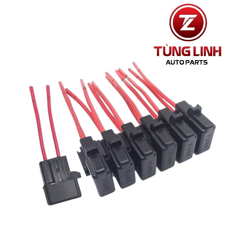 Combo 2/5 Fuse jack กล่องฟิวส์ตรง มีฝาปิด สินค้าคุณภาพดี