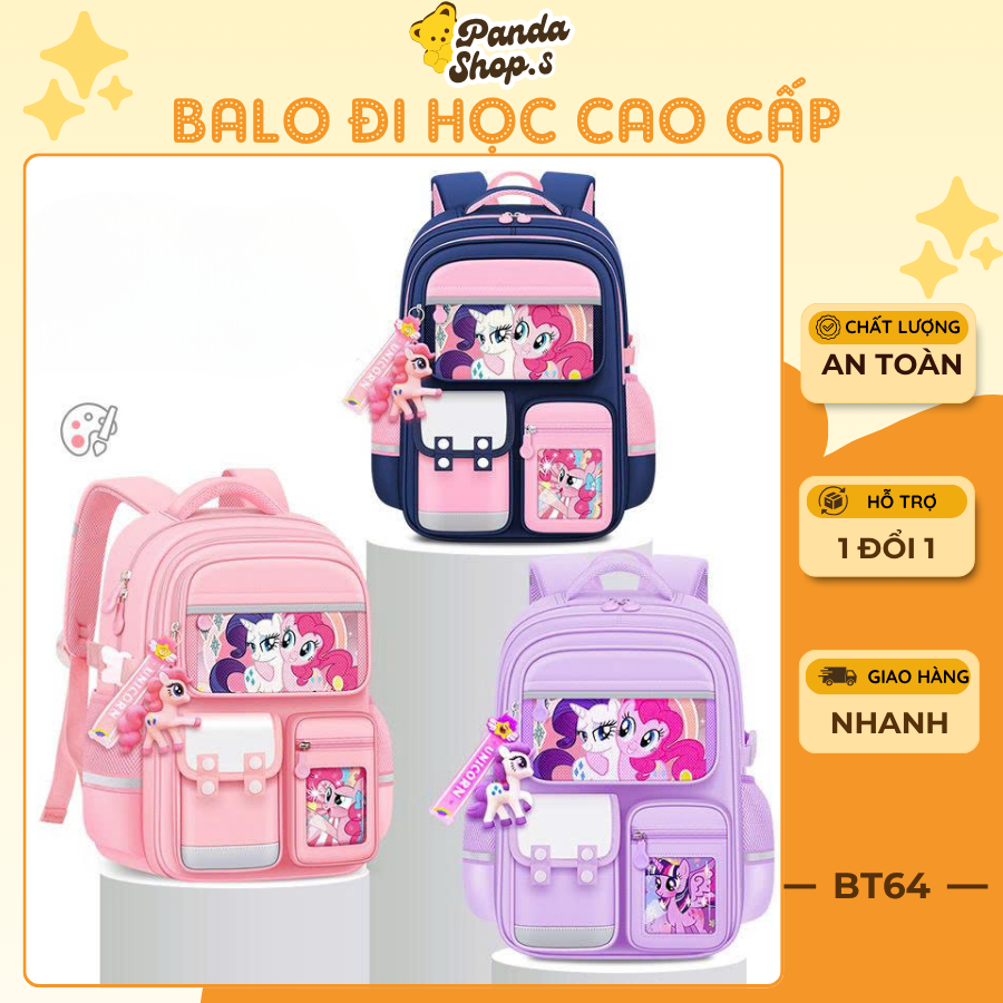 กระเป๋าเป้สะพายหลังสําหรับเด็กผู้หญิงมาพร้อมกับการดูดปากกาน่ารักแฟชั่นสําหรับนักเรียนชั้นประถมศึกษาก