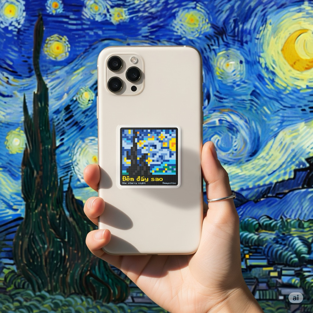 Griptok & พวงกุญแจ Pixel Art – ที่วางโทรศัพท์และพวงกุญแจส่วนบุคคล | Pixel Art Collection | เมย์ซิติก