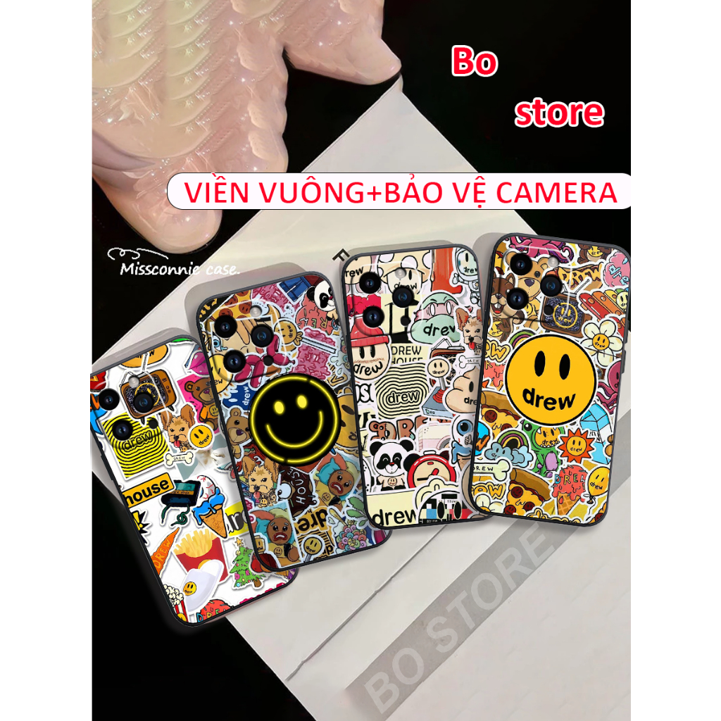 เคส IPhone 6-6G-6S / 6 PLUS-6S PLUS / 7-7G/ 8/8G / SE TPU พิมพ์ลาย DREW HOUSE, SMILE FACE,CUTE