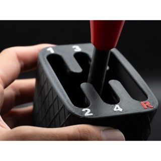 (มีตําหนิ-อัพเกรดแข็งแรงมากขึ้น) คันเกียร์รถยนต์พิมพ์ลาย 3ง …