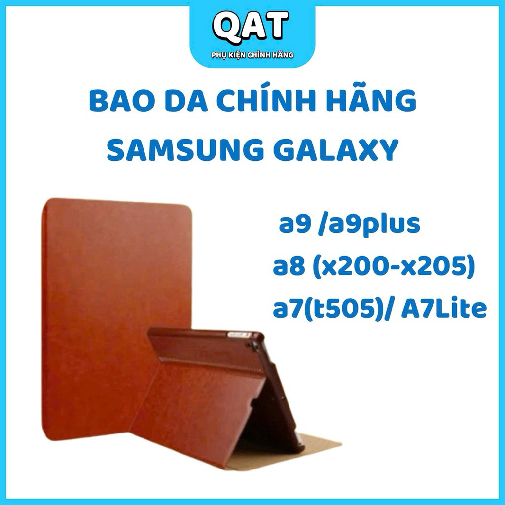 เคสหนังแท้ KaKu พร้อมแท็บพับ a9, a9plus, a8 (x200-x205), a7(t505), A7Lite